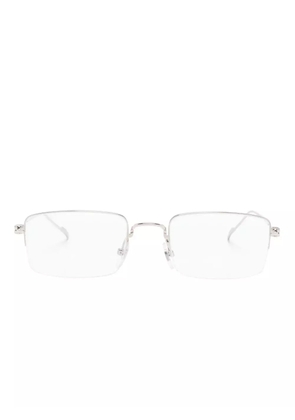 Cartier Eyewear rectangular-frame metal glasses - Silver