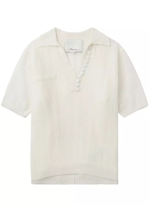 3.1 Phillip Lim layered polo top - White
