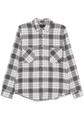 AMIRI classic flannel shirt - White