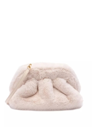 Themoirè Tia clutch bag - Neutrals