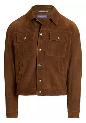 Ralph Lauren Purple Label suede jacket - Brown