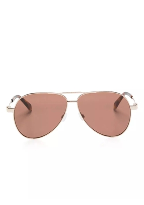 Off-White Eyewear Ruston pilot-frame sunglasses - Gold