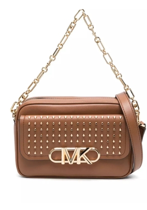 Michael Michael Kors Parker leather crossbody bag - Brown