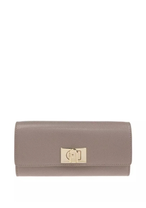 Furla leather wallet - Neutrals