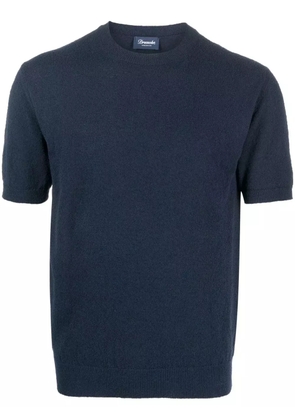 Drumohr crew-neck short-sleeve jumper - Blue