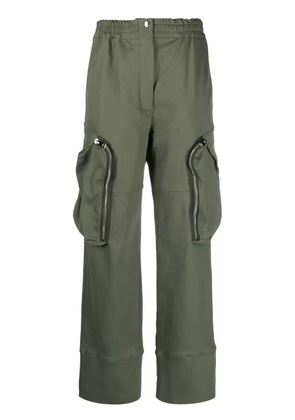 Blanca Vita cargo straight trousers - Green