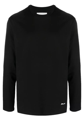 Jil Sander long-sleeved cotton T-shirt - Black