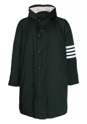 Thom Browne raglan-sleeve parka coat - Green