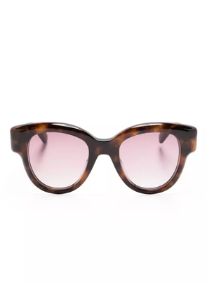 Pomellato Eyewear tortoiseshell-effect cat-eye sunglasses - Brown