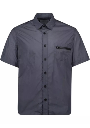 sacai short sleeve shirt - Blue