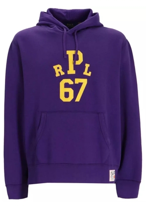 Polo Ralph Lauren logo fleece hoodie - Purple