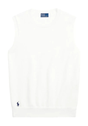 Polo Ralph Lauren fine-knit vest - White
