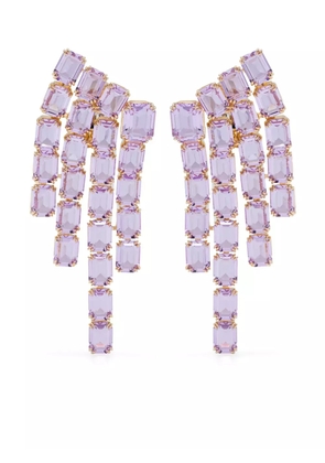 Swarovski Millenia earrings - Purple