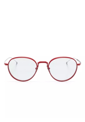 Thom Browne Eyewear round-frame glasses - White