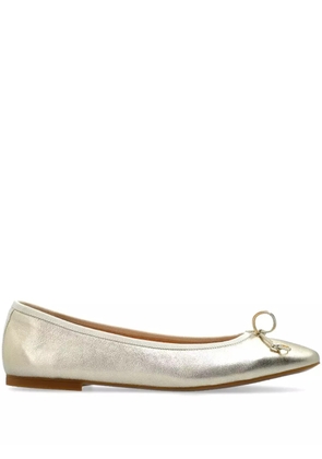 Odissì leather ballet flats - Gold