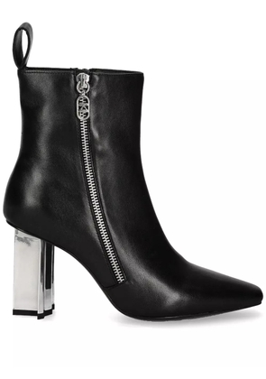 Karl Lagerfeld leather ankle boots - Black