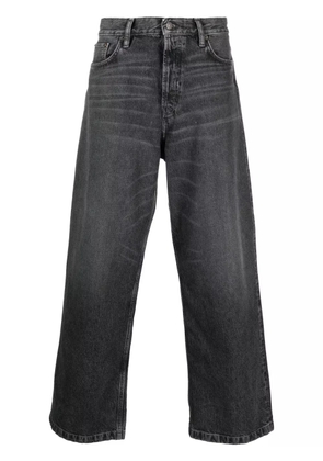 Acne Studios mid-rise wide-leg jeans - Black