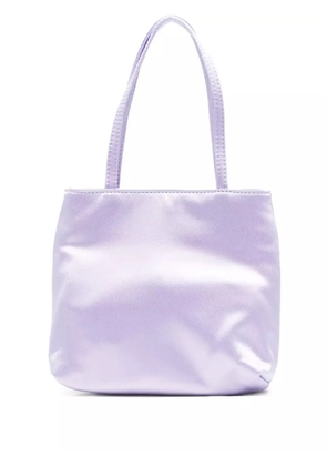 Hai silk tote bag - Purple