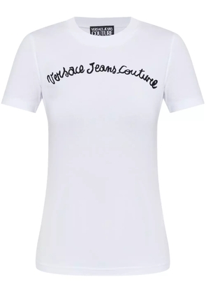 Versace Jeans Couture logo-embellished T-shirt - White