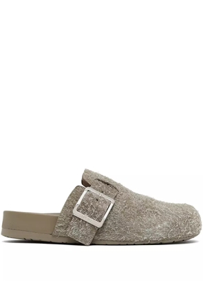 LOEWE Ease Buckle mules - Green