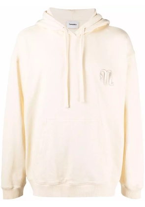 Nanushka embroidered logo hoodie - Neutrals