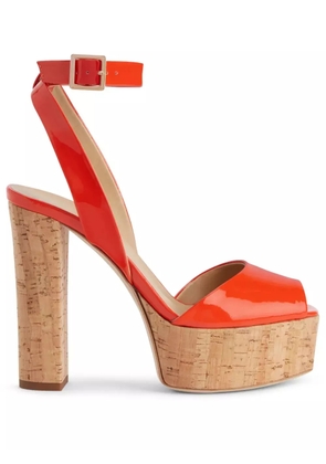 Giuseppe Zanotti 120mm Betty platform sandals - Orange