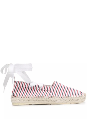 Thom Browne removable ankle tie espadrilles - Red