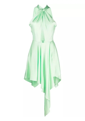 Stella McCartney asymmetric halterneck dress - Green