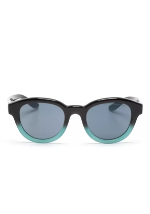 Giorgio Armani gradient round-frame sunglasses - Blue