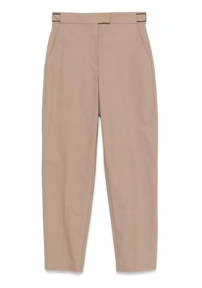 Brunello Cucinelli Monili chain-detail trousers - Brown