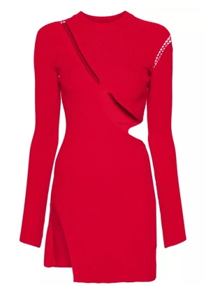 The Attico cut-out mini dress - Red