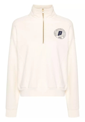 Sporty & Rich logo-print sweatshirt - Neutrals