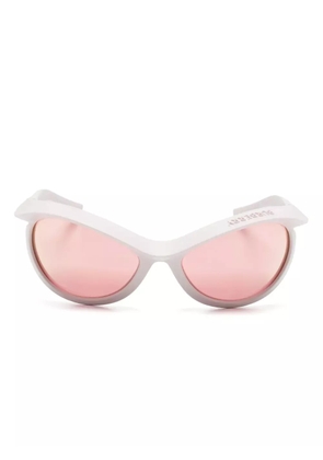 Burberry Eyewear Virgil shield-frame sunglasses - Pink
