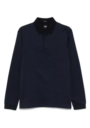 BOSS cotton polo shirt - 405 BLUE