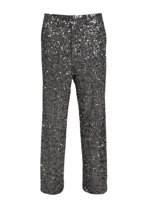 Nineminutes sequin-embellished trousers - Silver