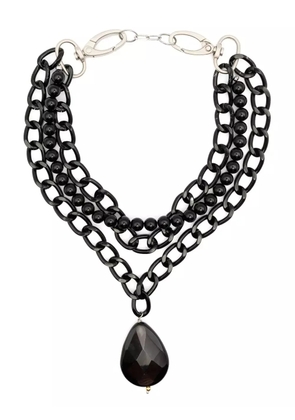 Atu Body Couture x Shir Fine Jewellery layered necklace - Black