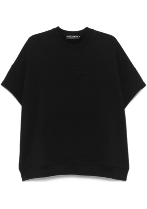 Dolce & Gabbana logo-embossed sweatshirt - Black