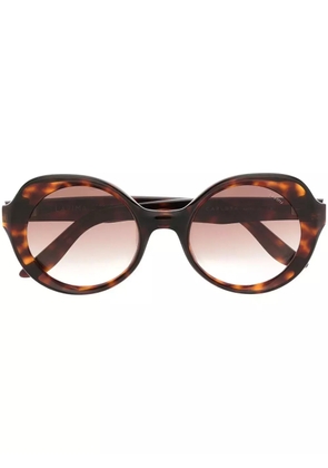 Lapima round-frame sunglasses - Brown