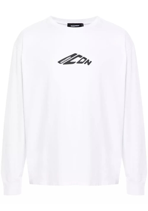 DSQUARED2 Icon cotton T-shirt - White