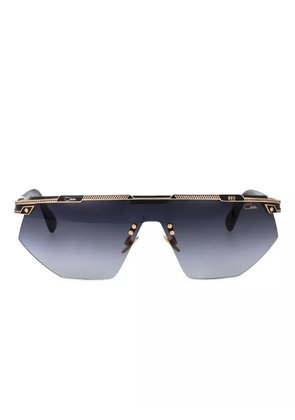 Cazal logo-embossed sunglasses - Black