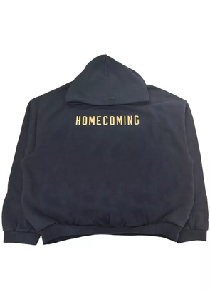 FEAR OF GOD ESSENTIALS slogan-print hoodie - Black