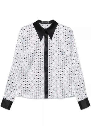 STYLAND floral-print shirt - Blue