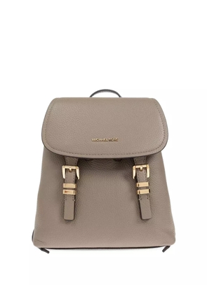 Michael Michael Kors grained-leather backpack - Grey