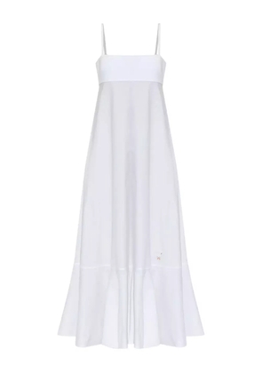 Moschino embroidered-detail maxi dress - White