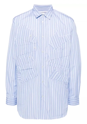 Comme Des Garçons Shirt stripe print shirt - Blue
