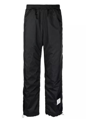 Thom Browne logo-patch sheer-ripstop track pants - Blue