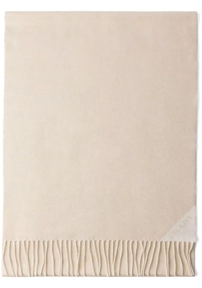 Prada Sand silk blend scarf - Neutrals