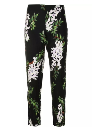 Lenny Niemeyer floral-print silk trousers - Black