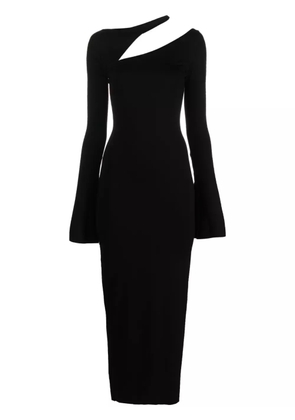 MANURÍ Sandy cut-out maxi dress - Black