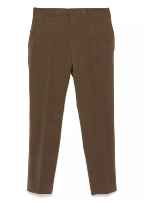 BOSS slim-cut corduroy trousers - Brown